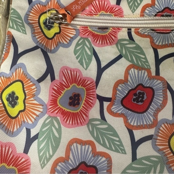 Crossbody Purse Lily Bloom Bright Colors Versatile Lots of Pockets - Picture 6 of 9